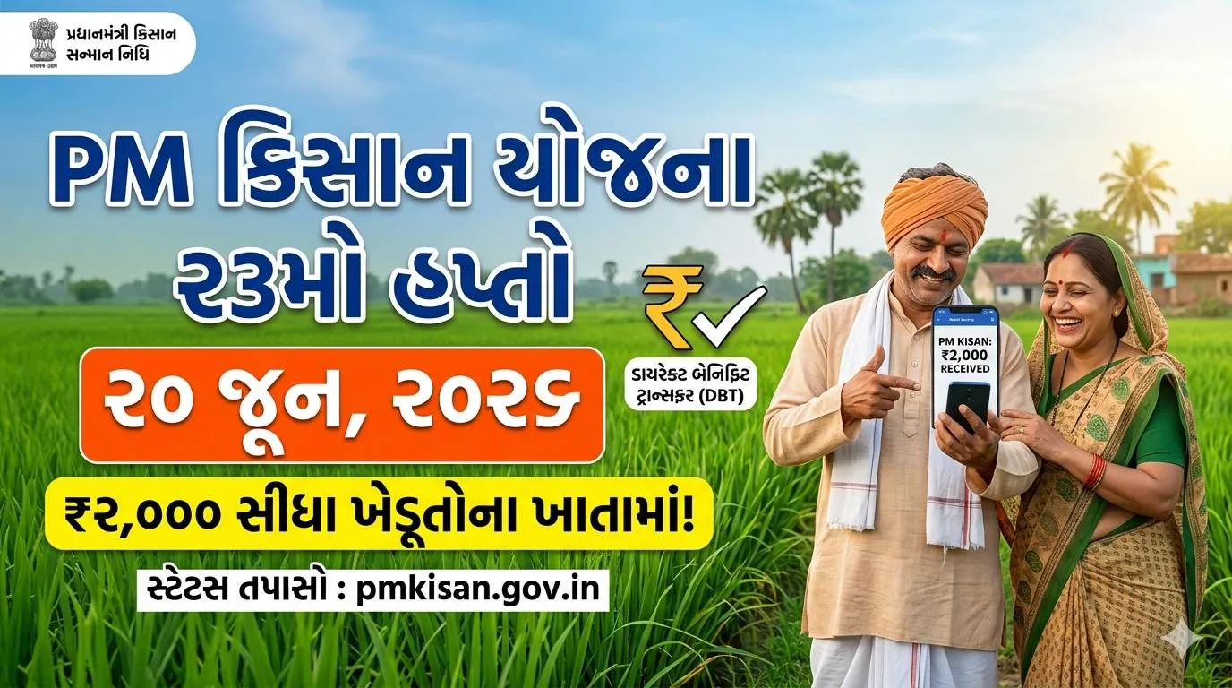 PM Kisan 23rd Installment : કિસાન સન્માન નિધિના 23માં હપ્તાની તારીખ જાહેર, જાણો ક્યારે ખાતામાં જમા થશે?