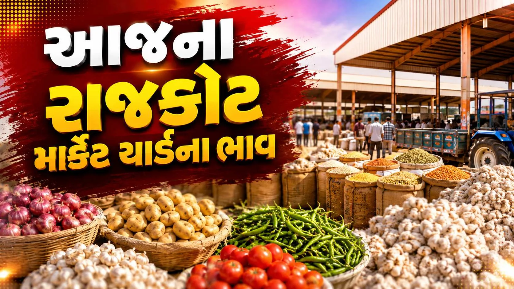 Aaj na rajkot market yard bhav : આજના રાજકોટ માર્કેટ યાર્ડના ભાવ - તા.12/082026