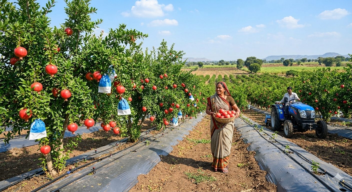 Pomegranate Farming : દાડમની ખેતીમાં સરકાર આપી રહી છે લાખોની સબસિડી, જાણો કયા તબક્કે કેટલી મળશે સહાય?