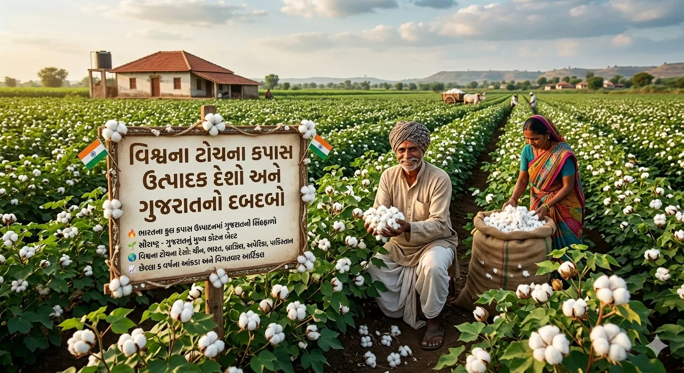 Cotton farming : સફેદ સોનાની ખેતીમાં દુનિયાભરમાં વાગે છે ભારતનો ડંકો, આ દેશો સાથે છે સ્પર્ધા