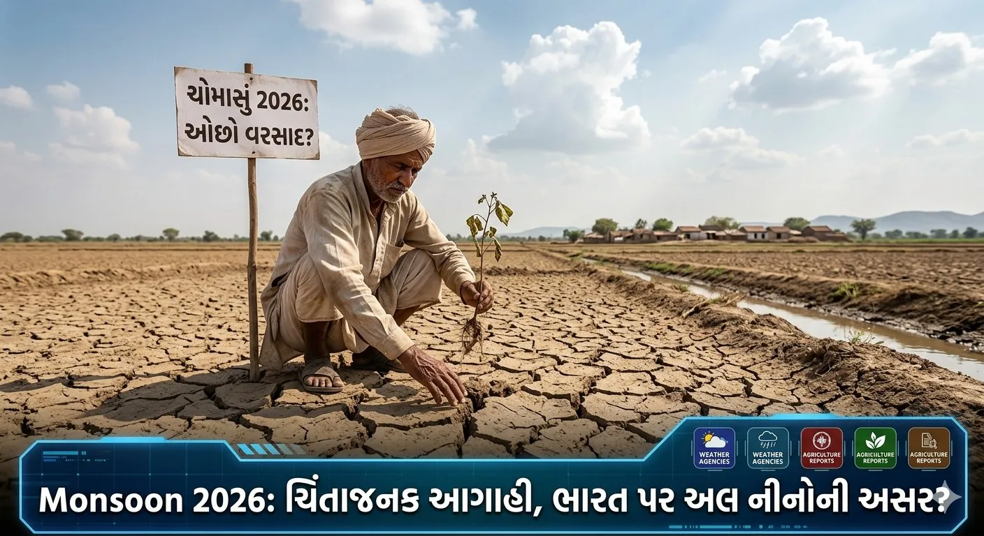 Monsoon 2026 : આ વર્ષે ચોમાસાને લઈને ભારતની 5 જાણીતી હવામાન એજન્સીઓએ શું આગાહી કરી?