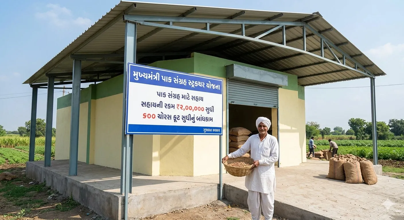Pak Sangrah Structure Yojana : હવે ખેડૂતોને ગોડાઉન બનાવવા 2 લાખ રૂપિયાની સબસિડી મળશે, સરકારે સહાય ડબલ કરી