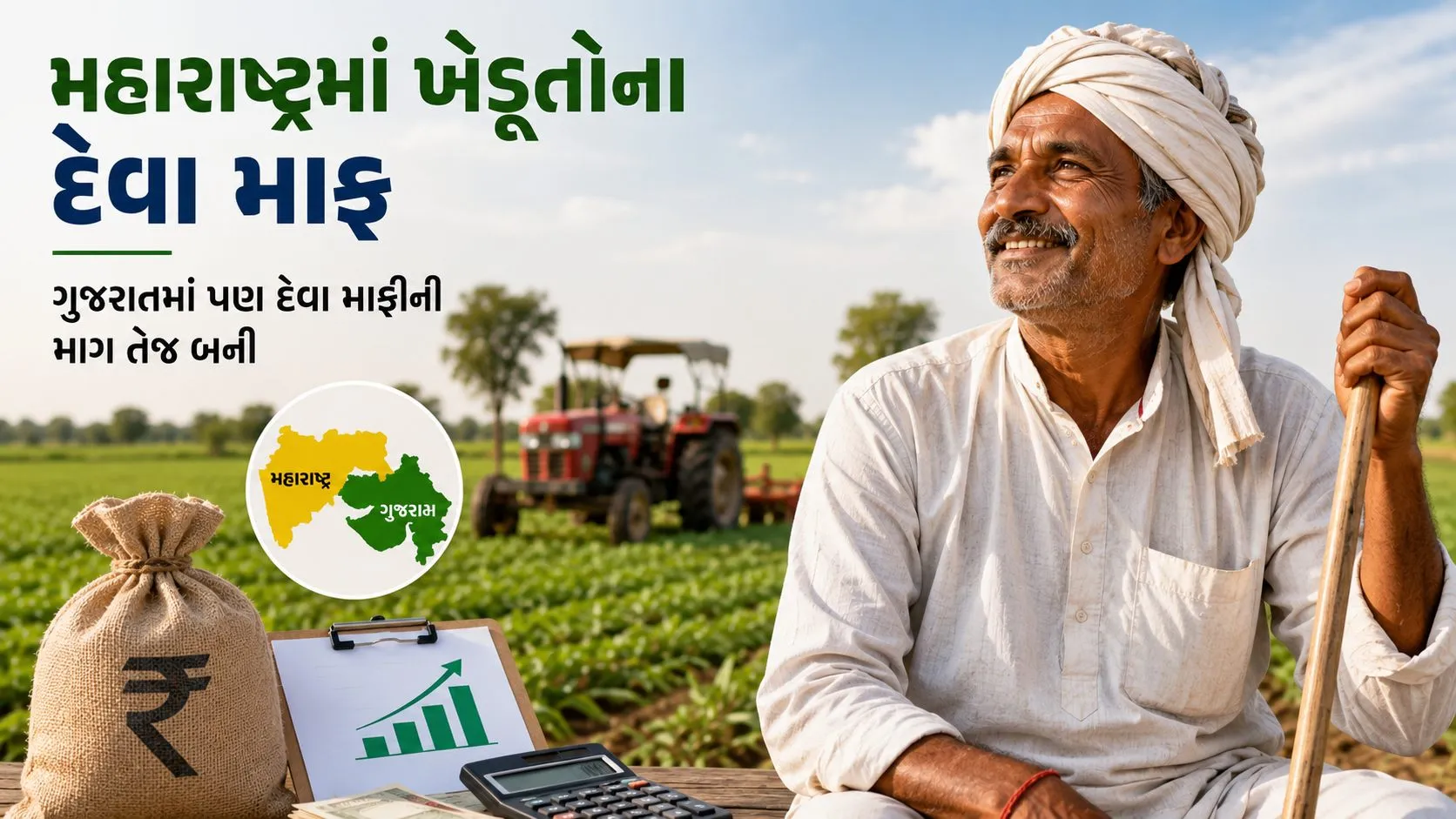 Khedut deva mafi : મહારાષ્ટ્રના ખેડૂતોનું દેવું માફ? ગુજરાતના ખેડૂતોનું દેવું ક્યારે માફ થશે?